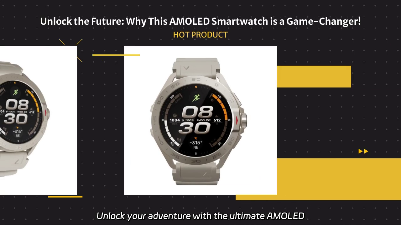 Unlock Your Adventure: Discover the Game-Changing Features of the Ultimate AMOLED Smartwatch