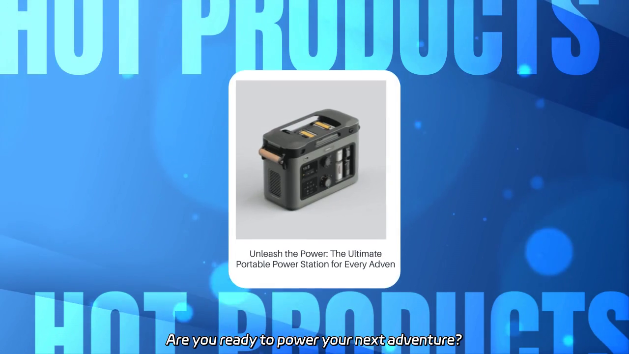 Power Your Adventure: The Ultimate Portable Power Station Unleashed
