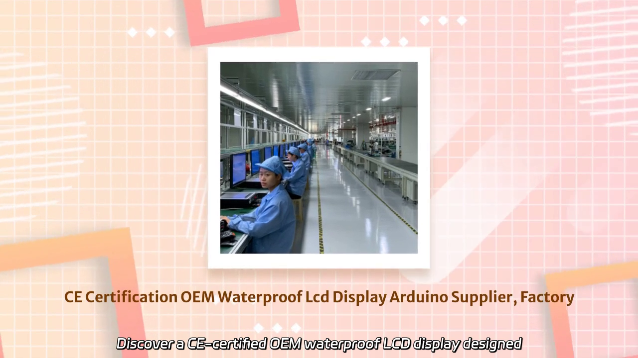 CE-Certified OEM Waterproof LCD Display