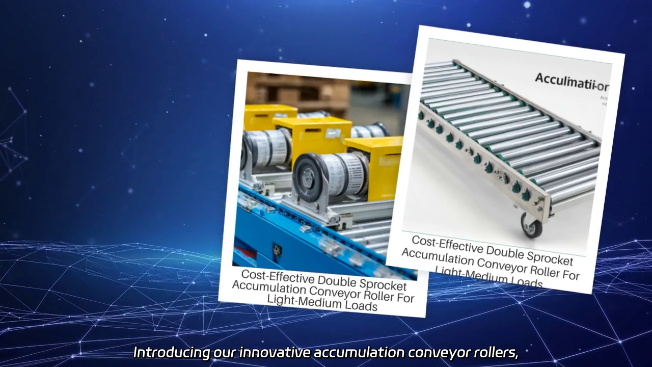 Cost-Effective Double Sprocket Accumulation Conveyor Roller