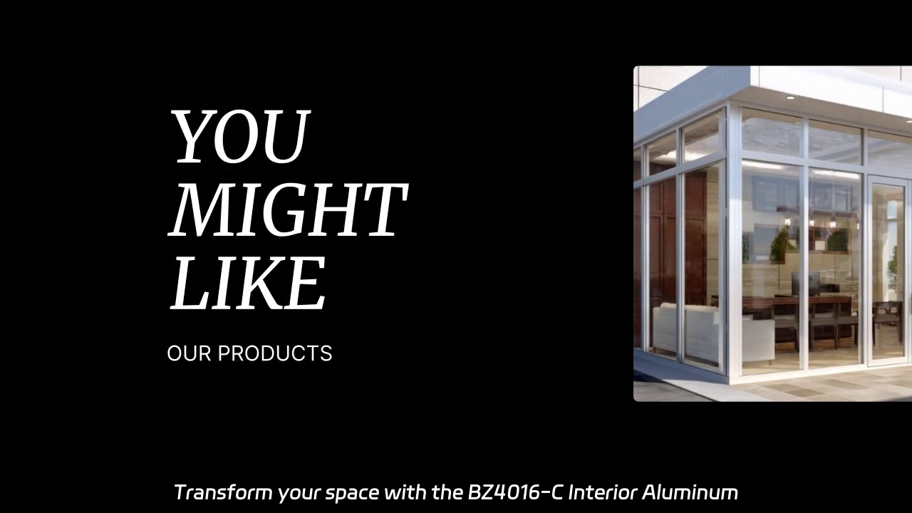BZ4016-C Interior Aluminum Casement Door - Stylish Design