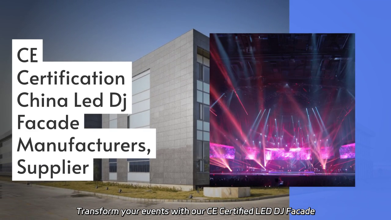 CE Certified LED DJ Facade Solutions for Stunning Events