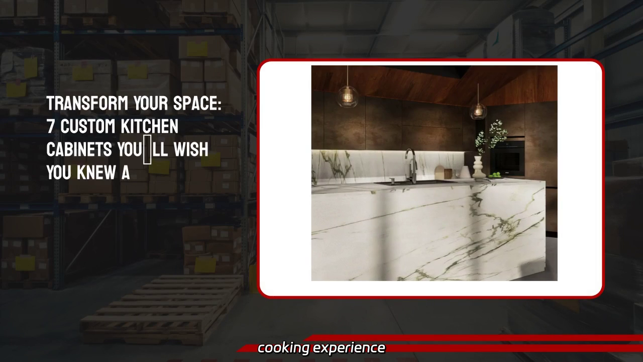 Revolutionize Your Kitchen: Discover the 'P-UK-K3' Custom Cabinets