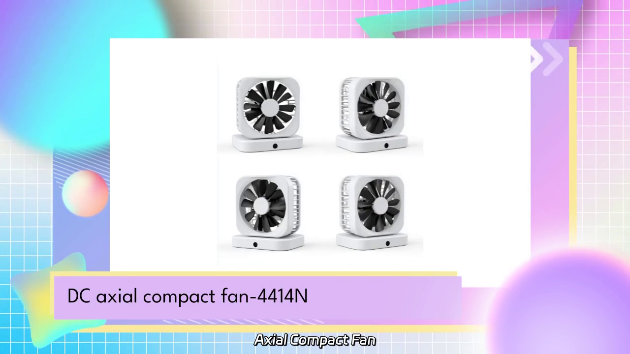 DC Axial Compact Fan 4414M: Efficient Cooling Solution for Electronics and HVAC