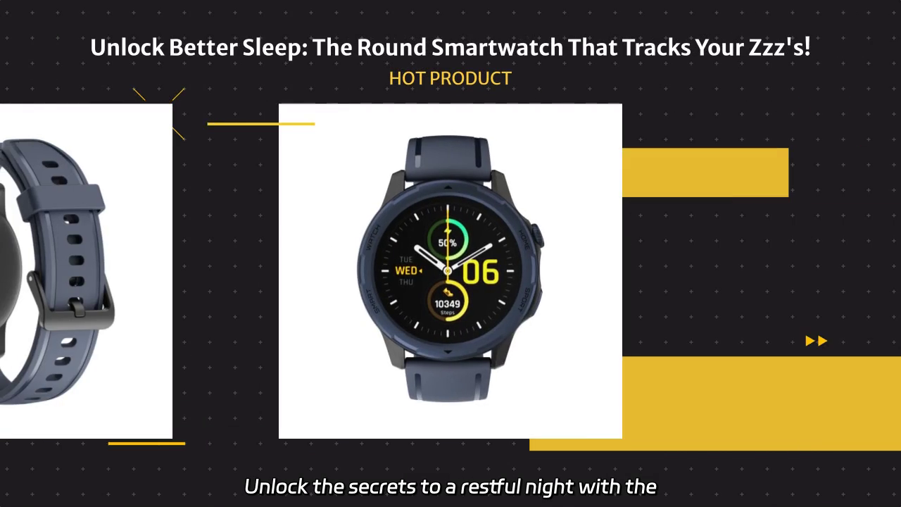 Unlock Better Sleep with the Round Smartwatch: Track Your Zzz's with Style and Precision!