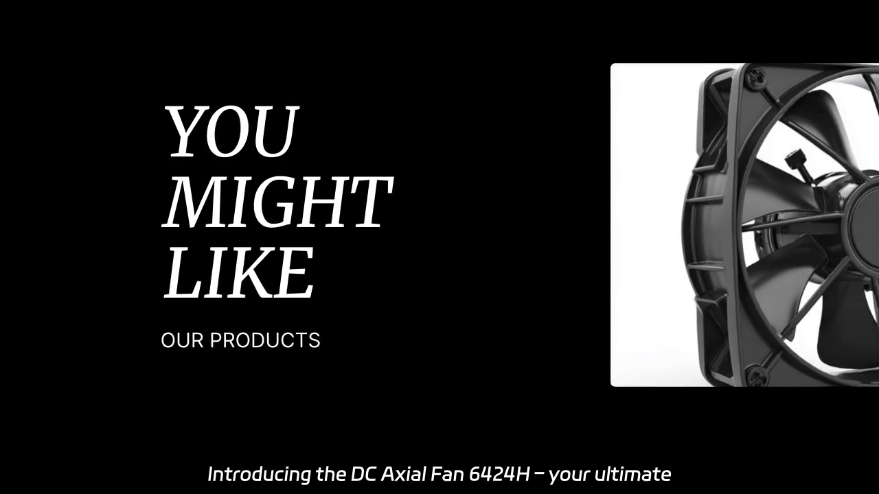 Powerful Cooling Solution: DC Axial Fan 6424H