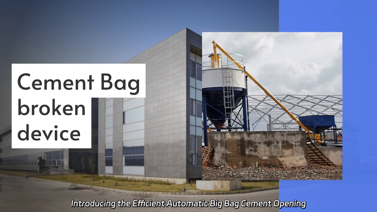 Efficient Automatic Big Bag Cement Opening Device for Silo
