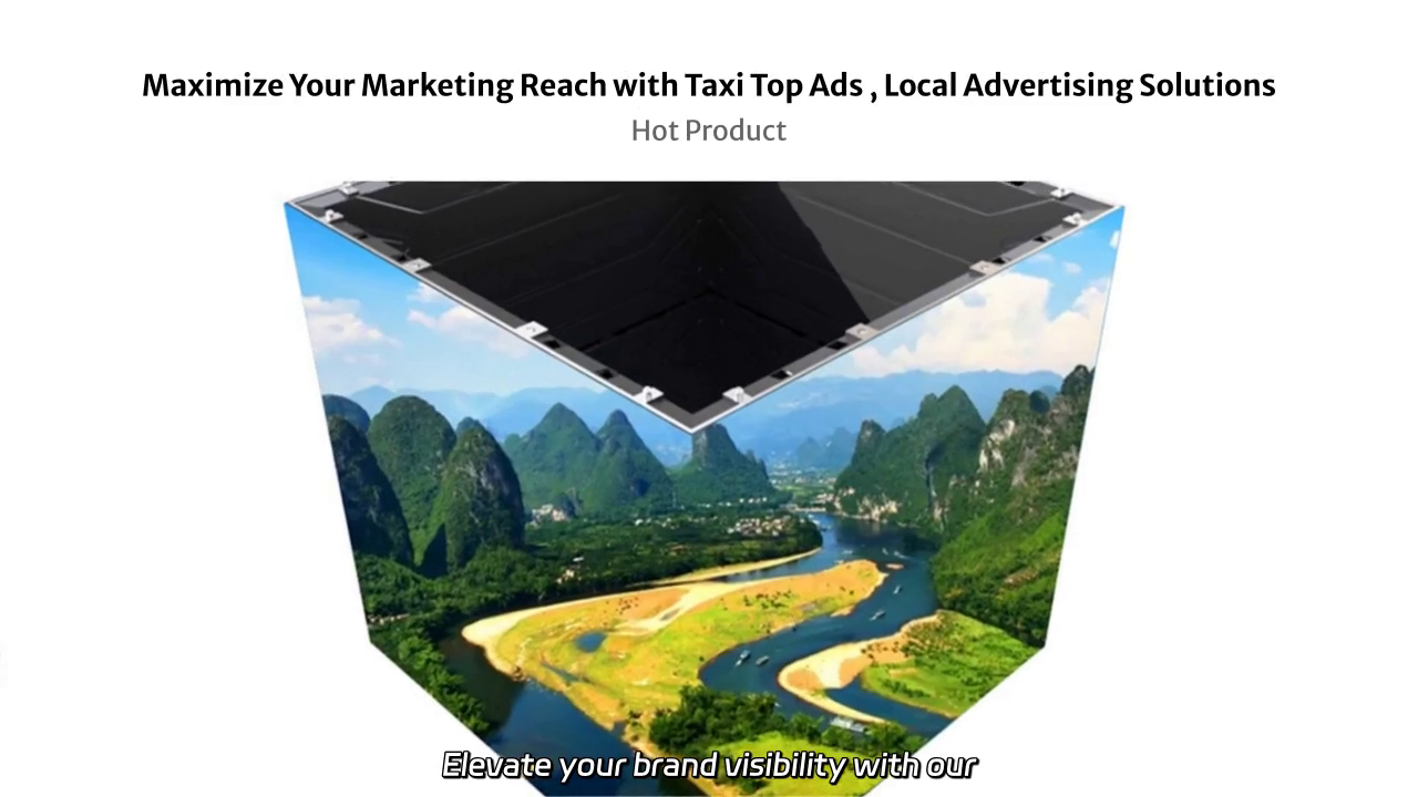 Elevate Your Brand with Innovative Taxi Top Ads