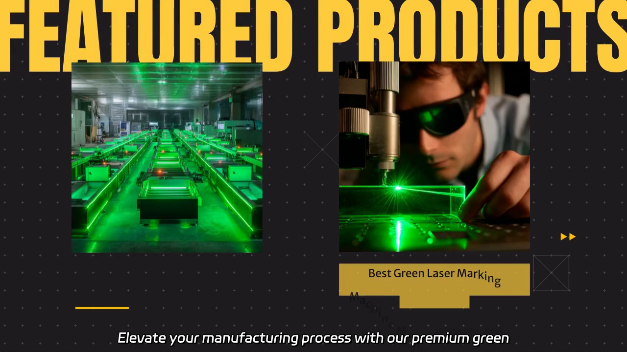 Premium Green Laser Marking Solutions for High-Quality Manufacturing