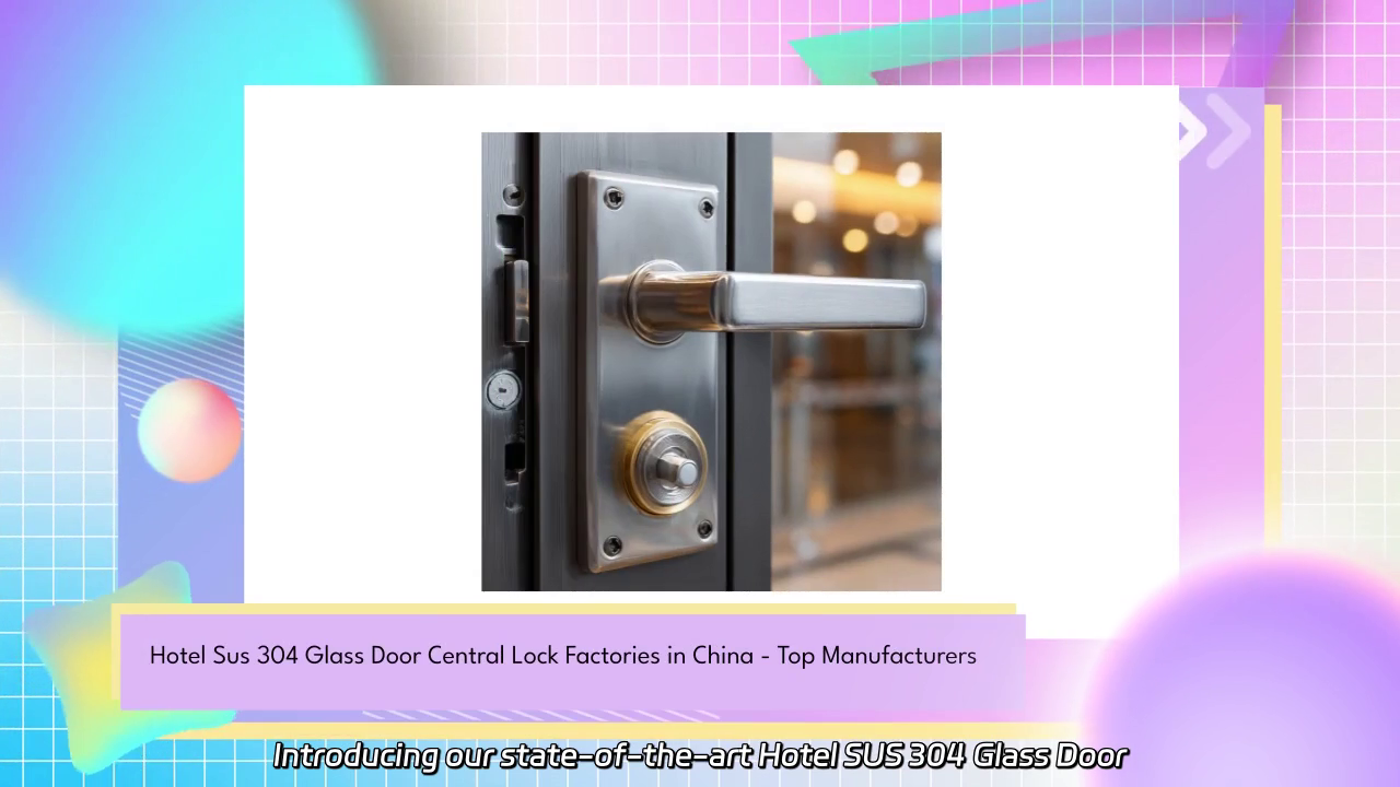 Hotel SUS 304 Glass Door Central Lock Solutions