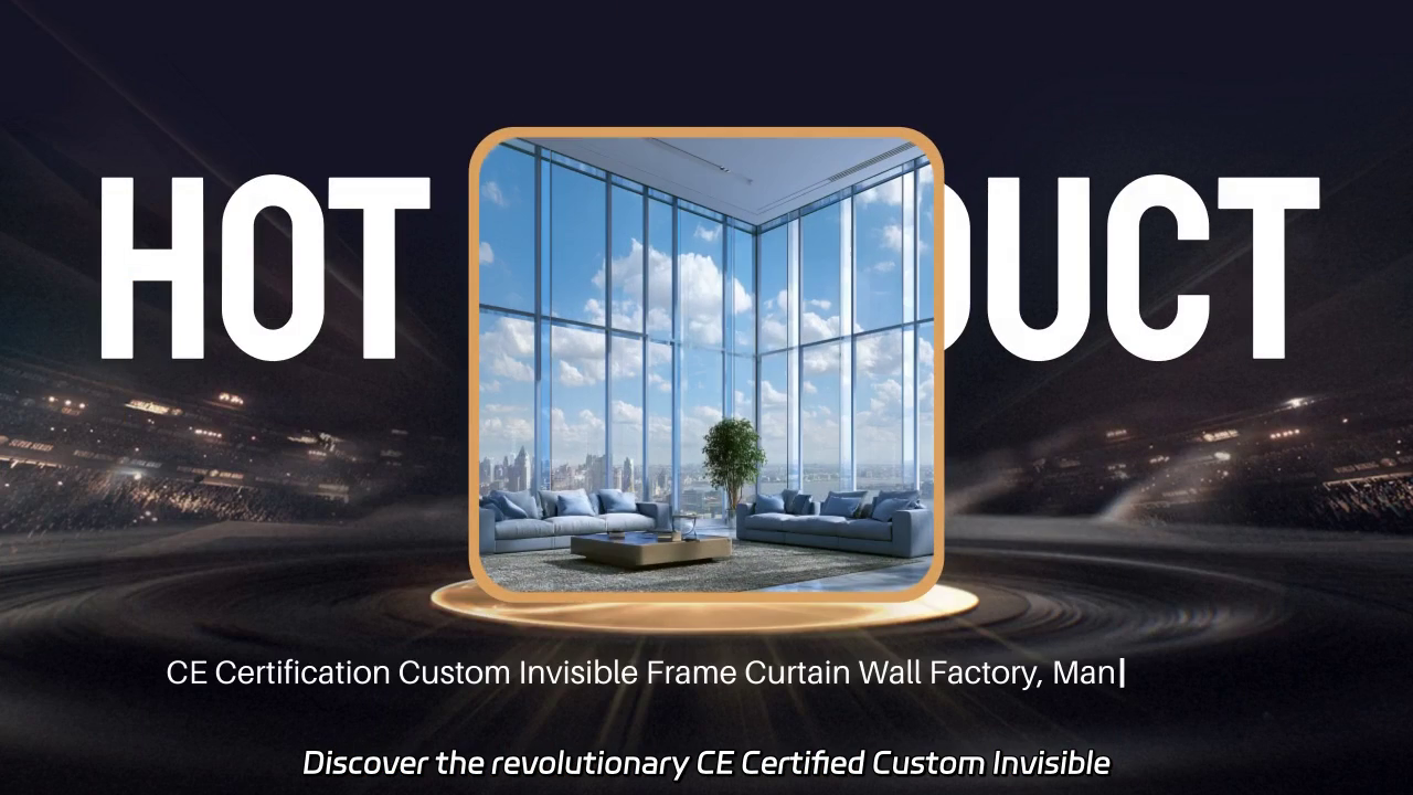 CE Certified Custom Invisible Frame Curtain Walls - Innovative Design and Quality Manufacturing