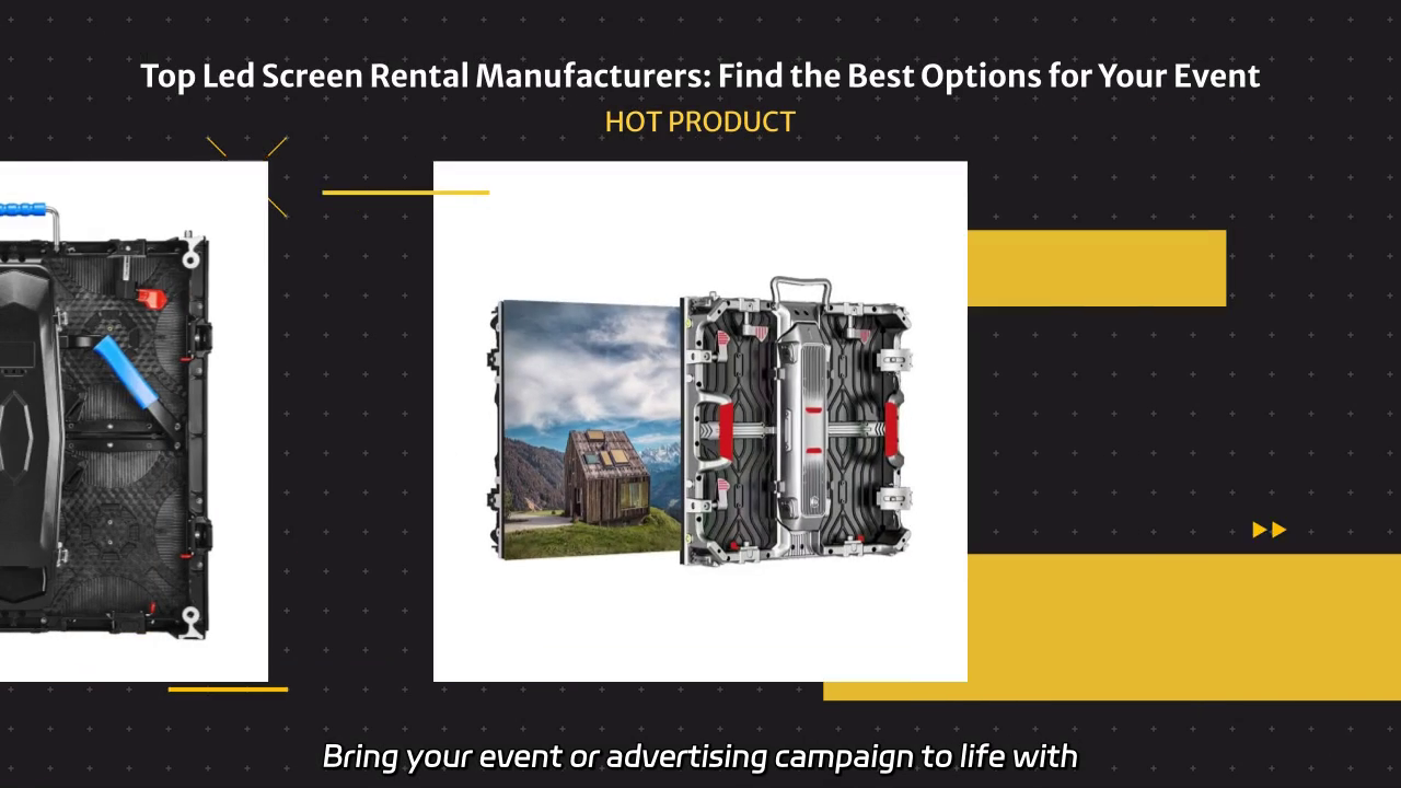 Top LED Screen Rental Solutions for Events and Advertising