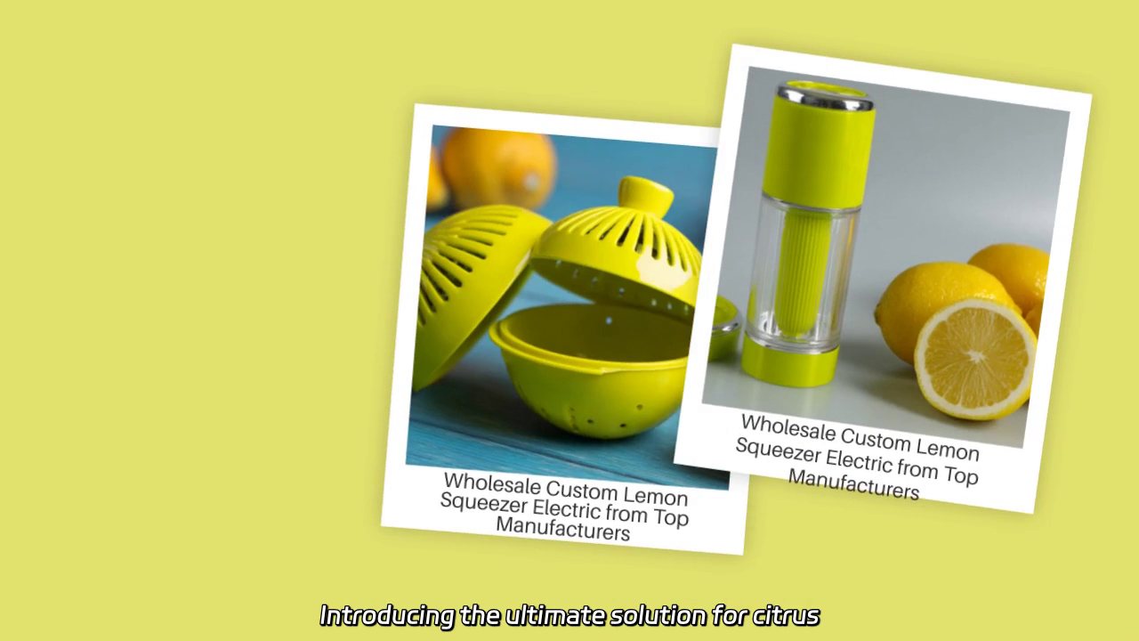 Wholesale Electric Lemon Squeezer - Custom Options from Leading Manufacturers