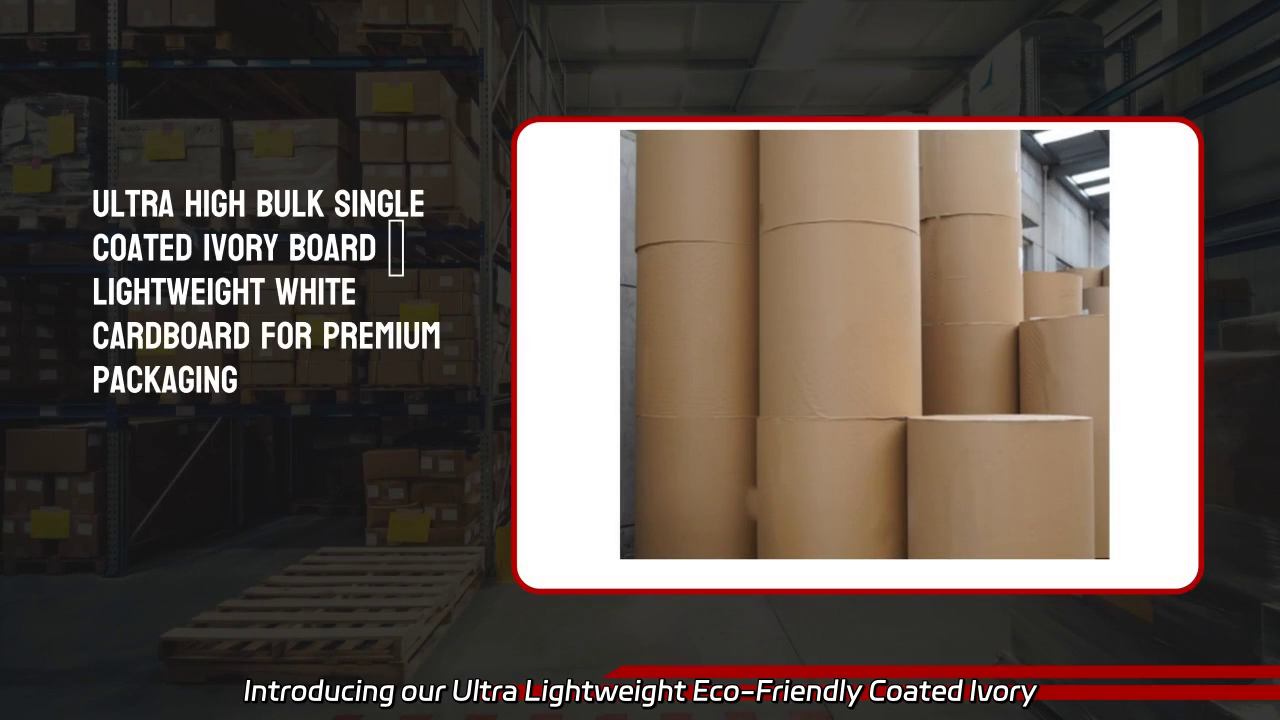 Ultra Lightweight Eco-Friendly Coated Ivory Board