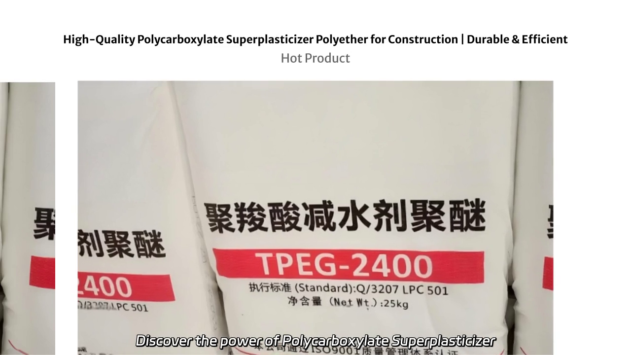 Polycarboxylate Superplasticizer Polyether: Enhancing Concrete Performance