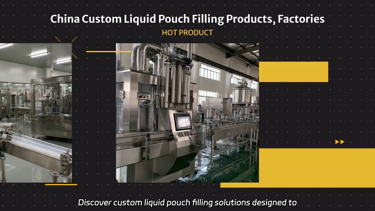 China Custom Liquid Pouch Filling Products