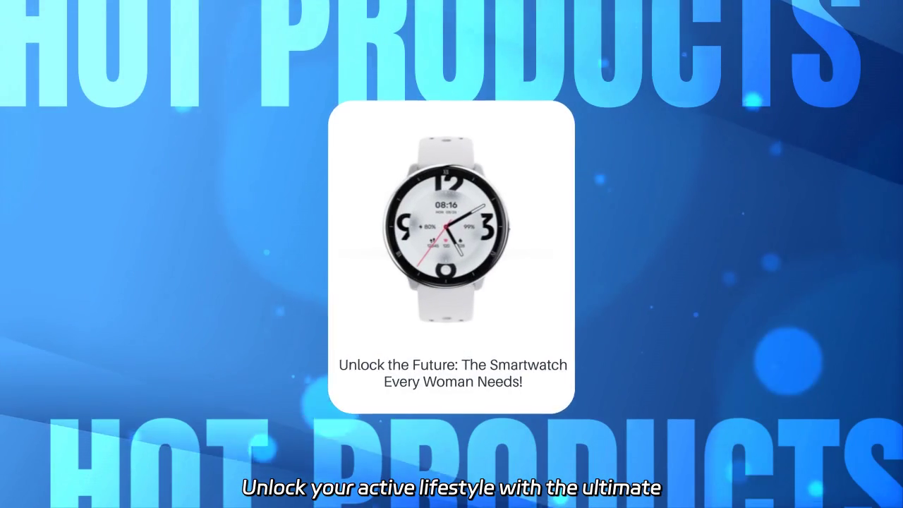 Unlock Your Active Lifestyle: The Stylish Smartwatch for Every Woman