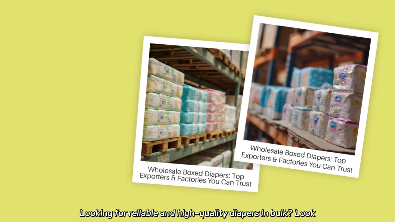 Wholesale Boxed Diapers