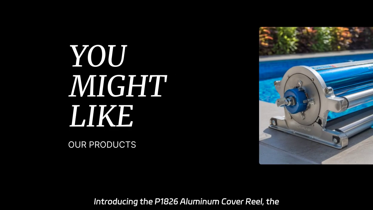 Effortless Pool Maintenance with the P1826 Aluminum Cover Reel