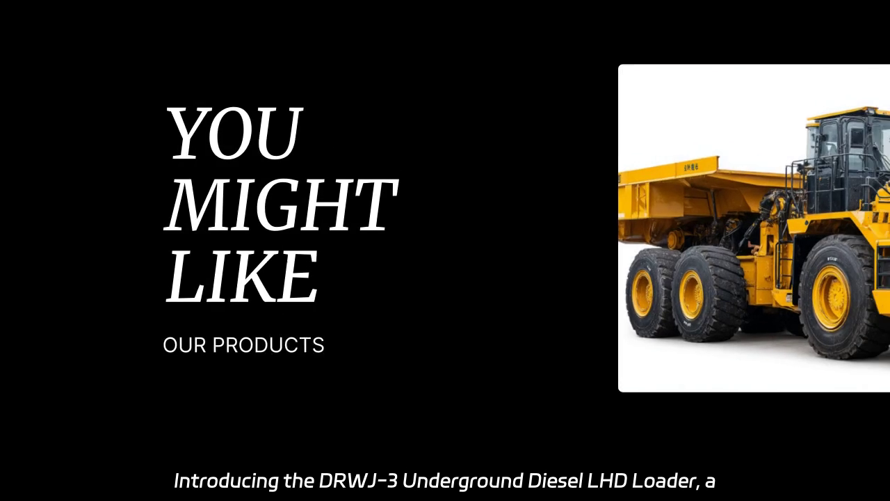 Introducing the DRWJ-3 Underground Diesel LHD Loader