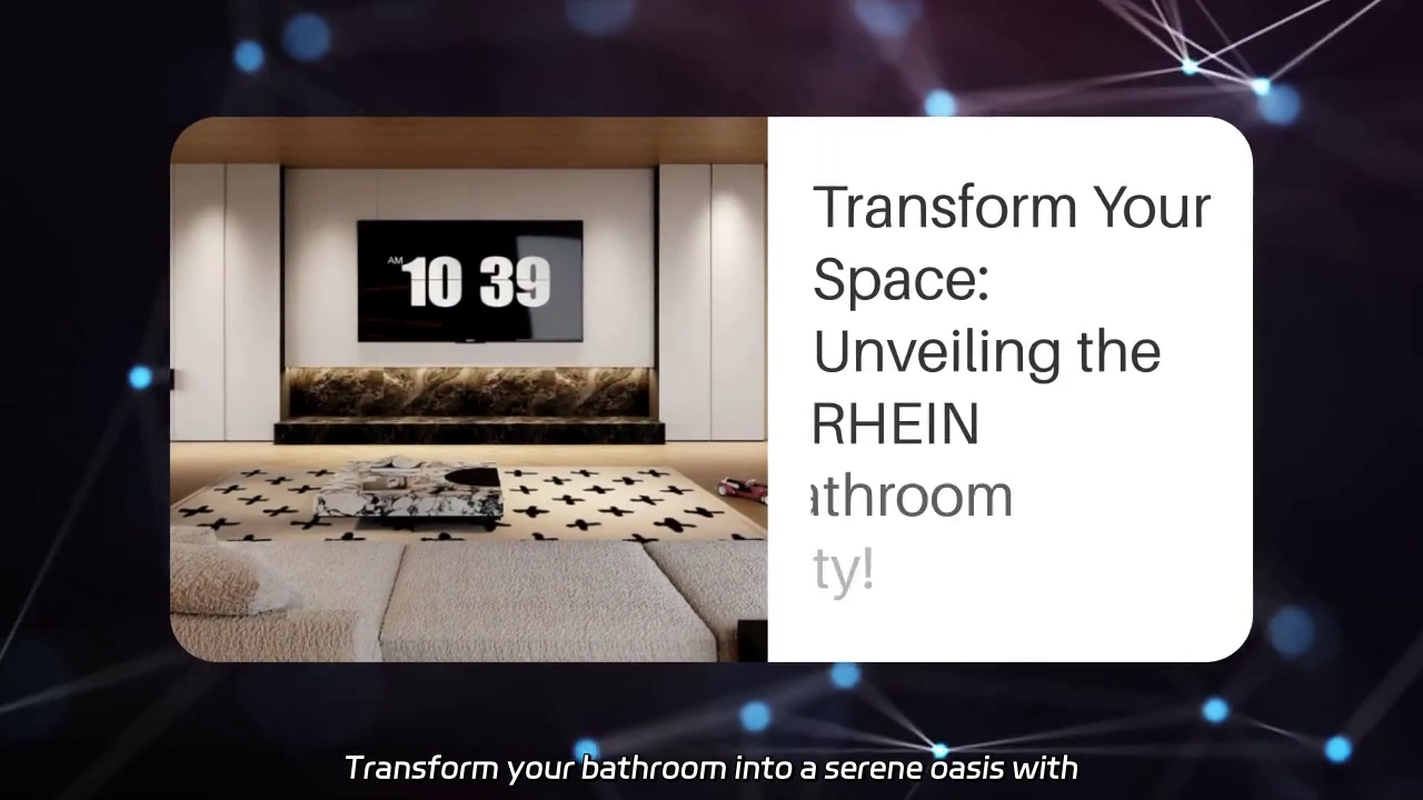 Transform Your Space: Discover the Serenity of RHEIN Bathroom Vanity