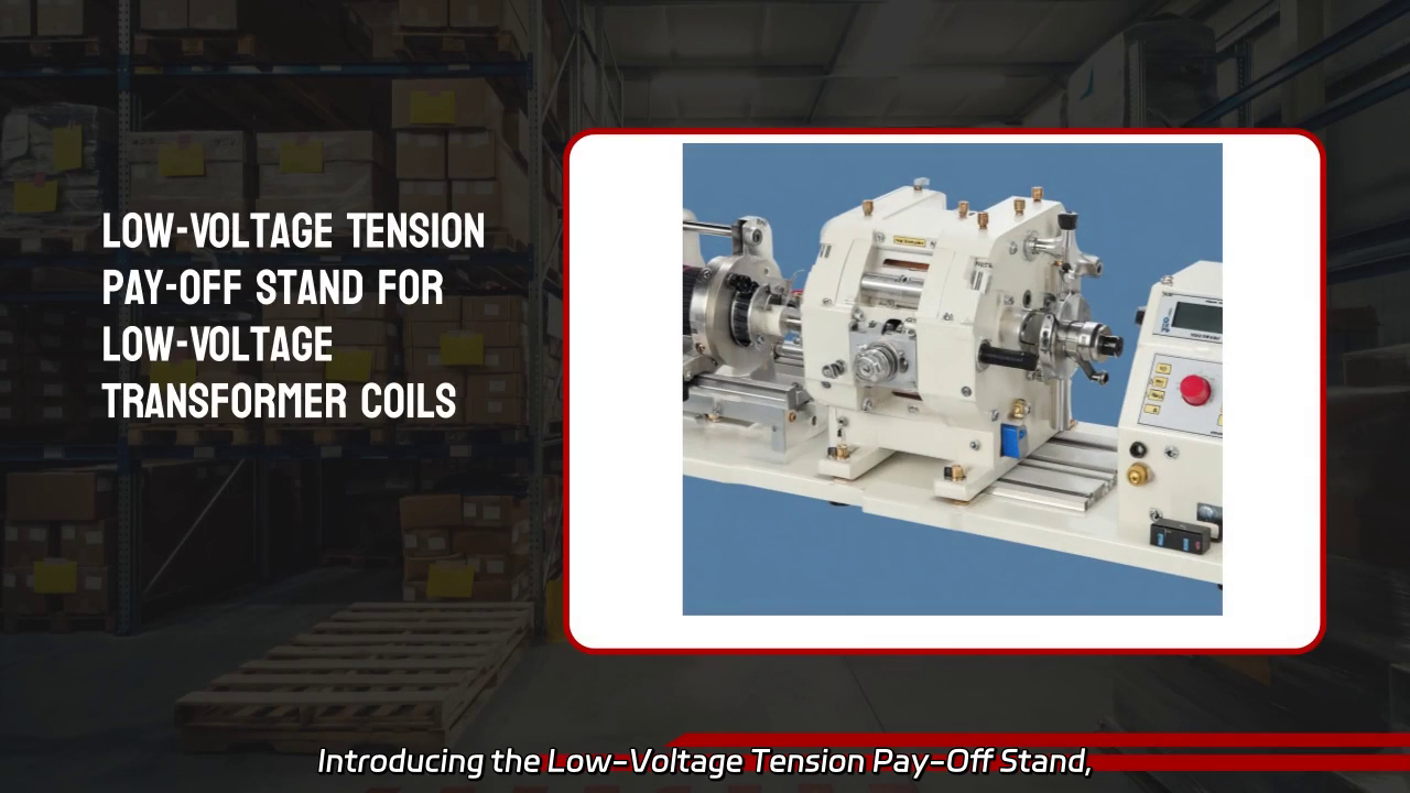 Low-Voltage Tension Pay-Off Stand for Efficient Winding