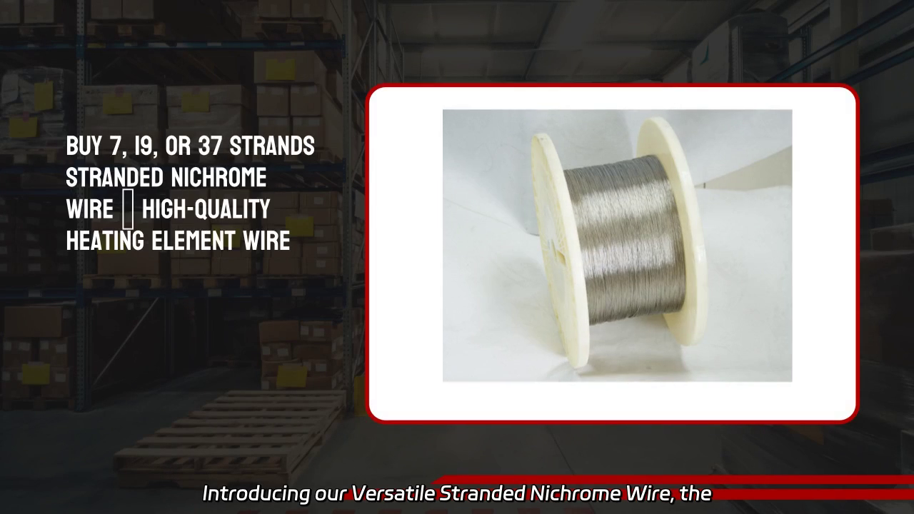 Versatile Stranded Nichrome Wire - Superior Resistance Heating Solutions