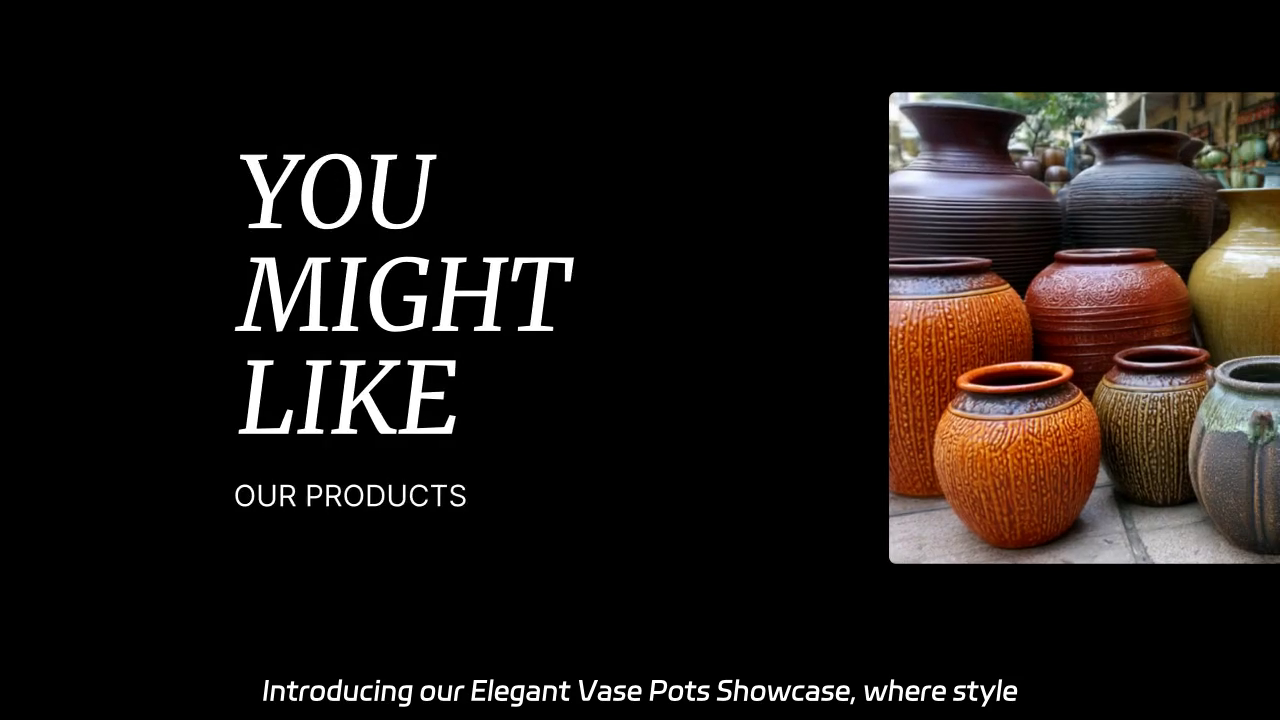 Elegant Vase Pots Showcase - Quality You Can Trust