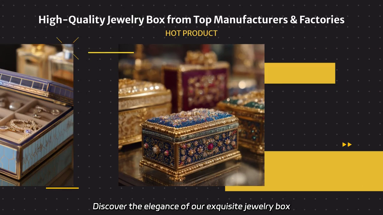 Elegant Jewelry Box Collection from Premier Manufacturers