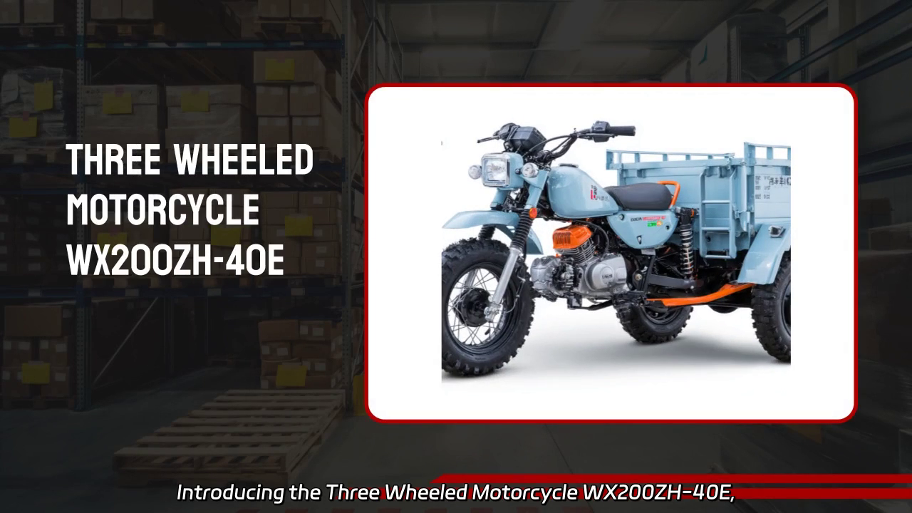 Three Wheeled Motorcycle WX200ZH-40E: Power
