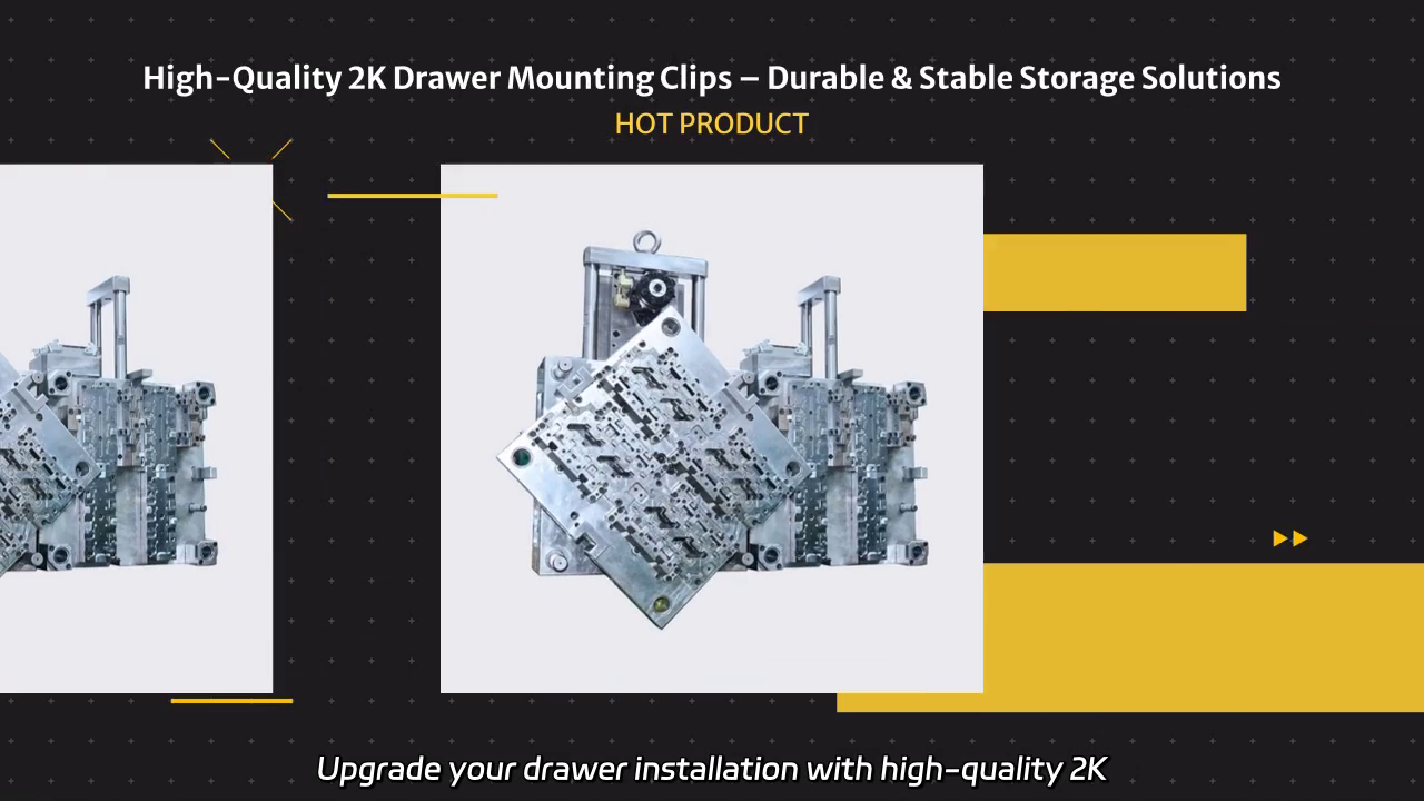 High-Quality 2K Dual-Color Drawer Mounting Clips