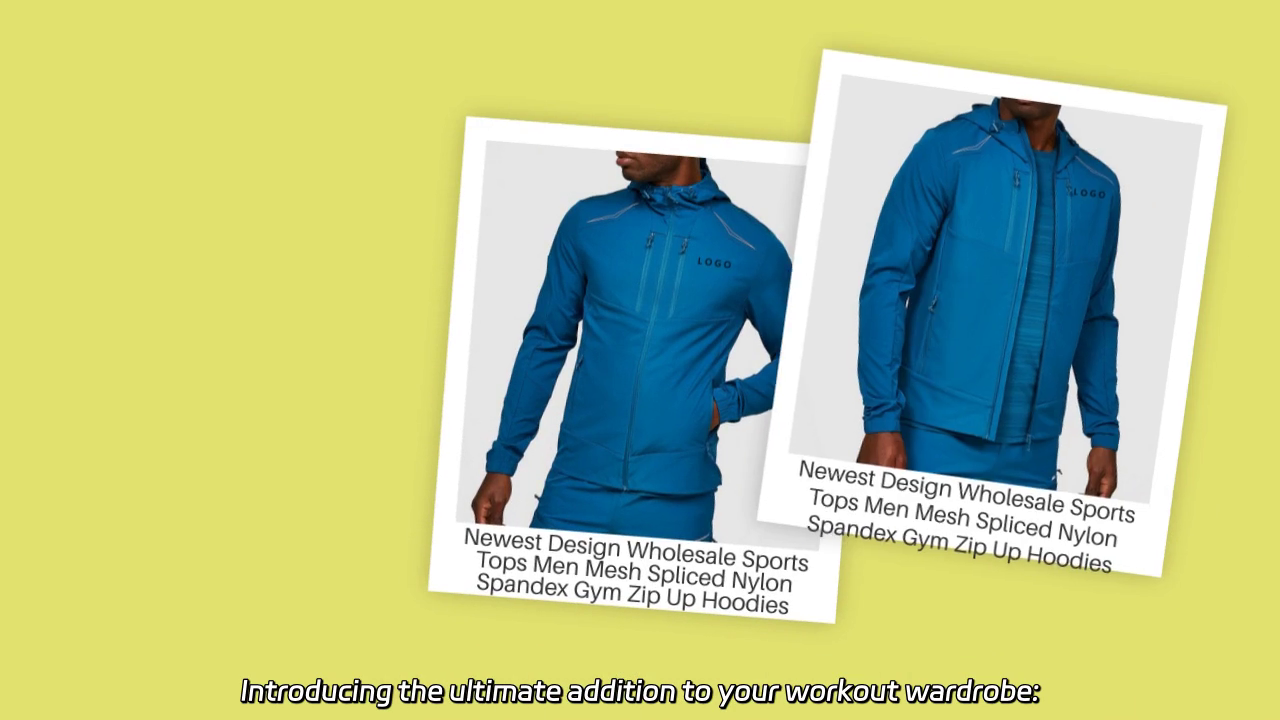 Ultimate Men's Mesh Spliced Gym Zip Up Hoodies
