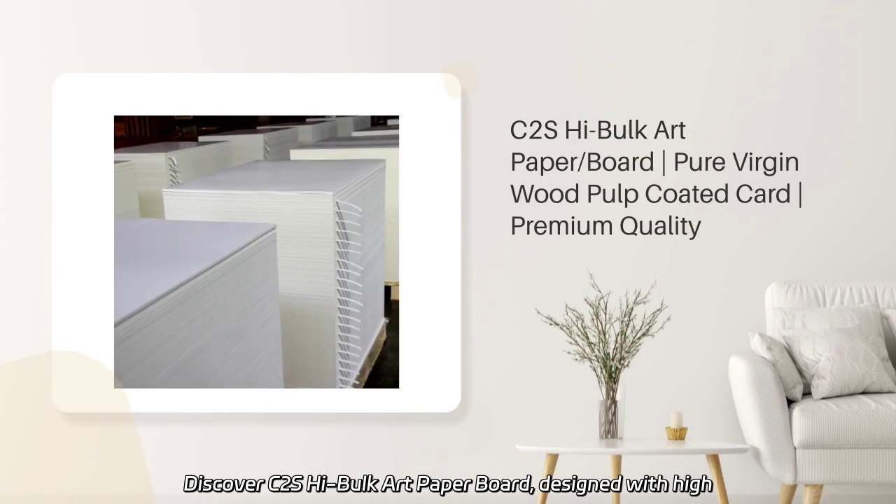 C2S Hi-Bulk Art Paper Board