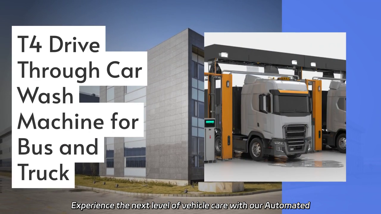 Automated Drive-Through Car Wash Machine for Large Vehicles
