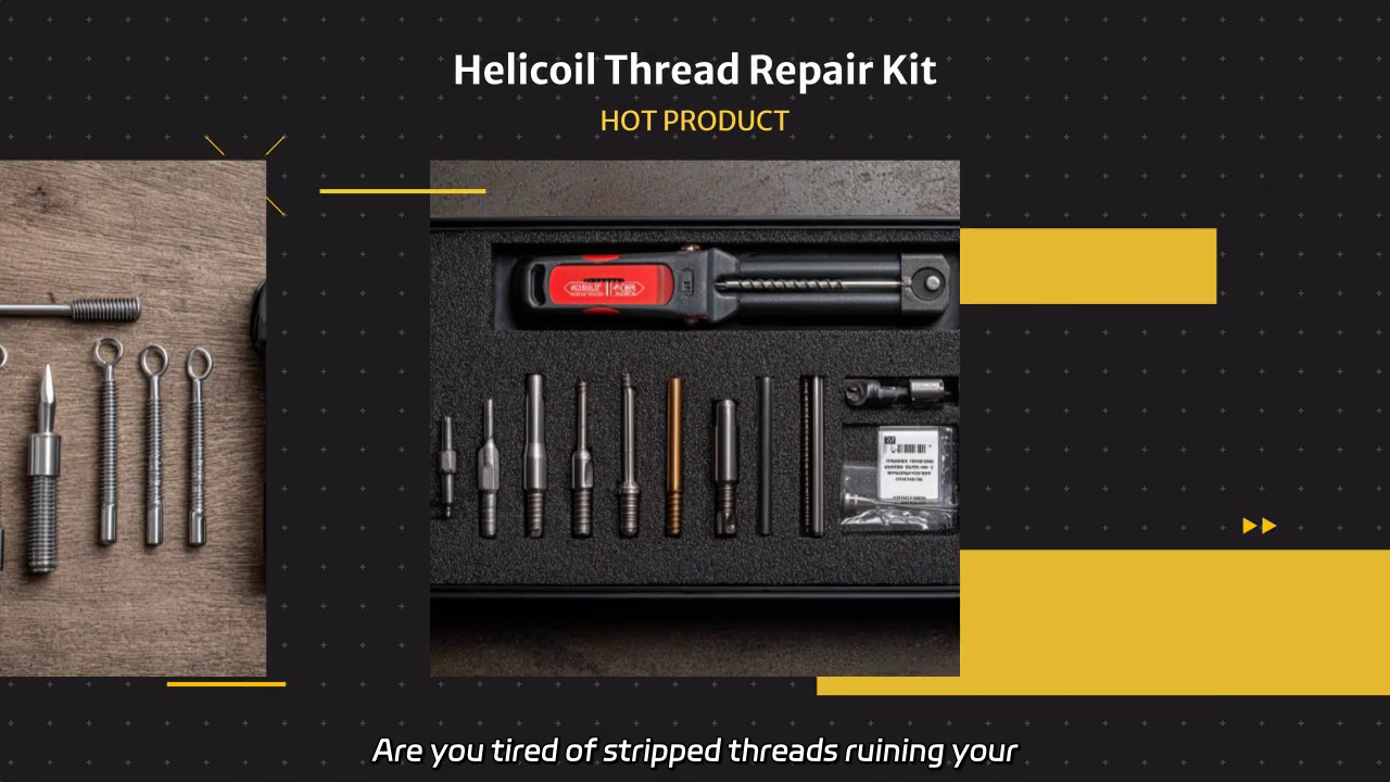 Helicoil Thread Repair Kit: Easy Installation for Stronger Threads