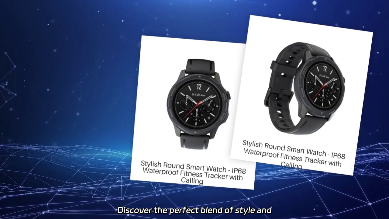 Sleek IP68 Waterproof Smart Watch - Advanced Health Tracking & Bluetooth Calling