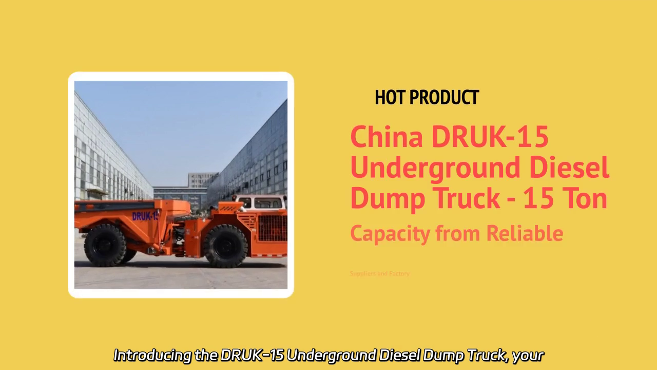 Efficient Underground Transport with the DRUK-15 Diesel Dump Truck