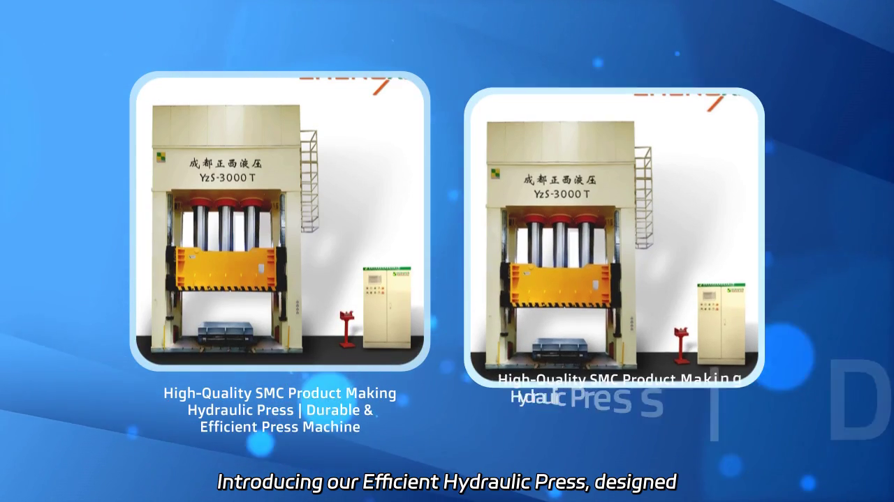 Efficient Hydraulic Press for SMC and BMC Moulding