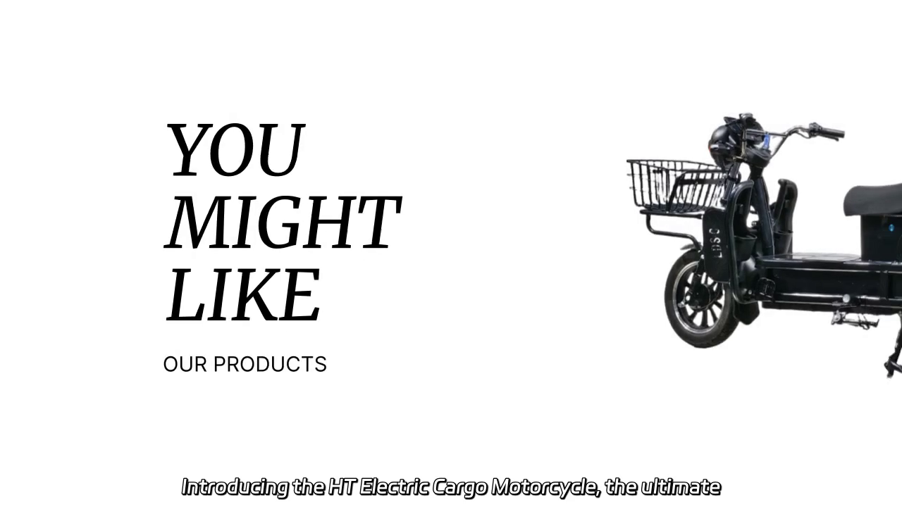 Ultimate Urban Transport Solution: HT Electric Cargo Motorcycle Overview