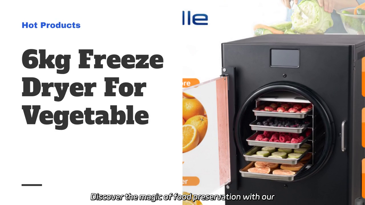 Efficient 6kg Freeze Dryer for Vegetables