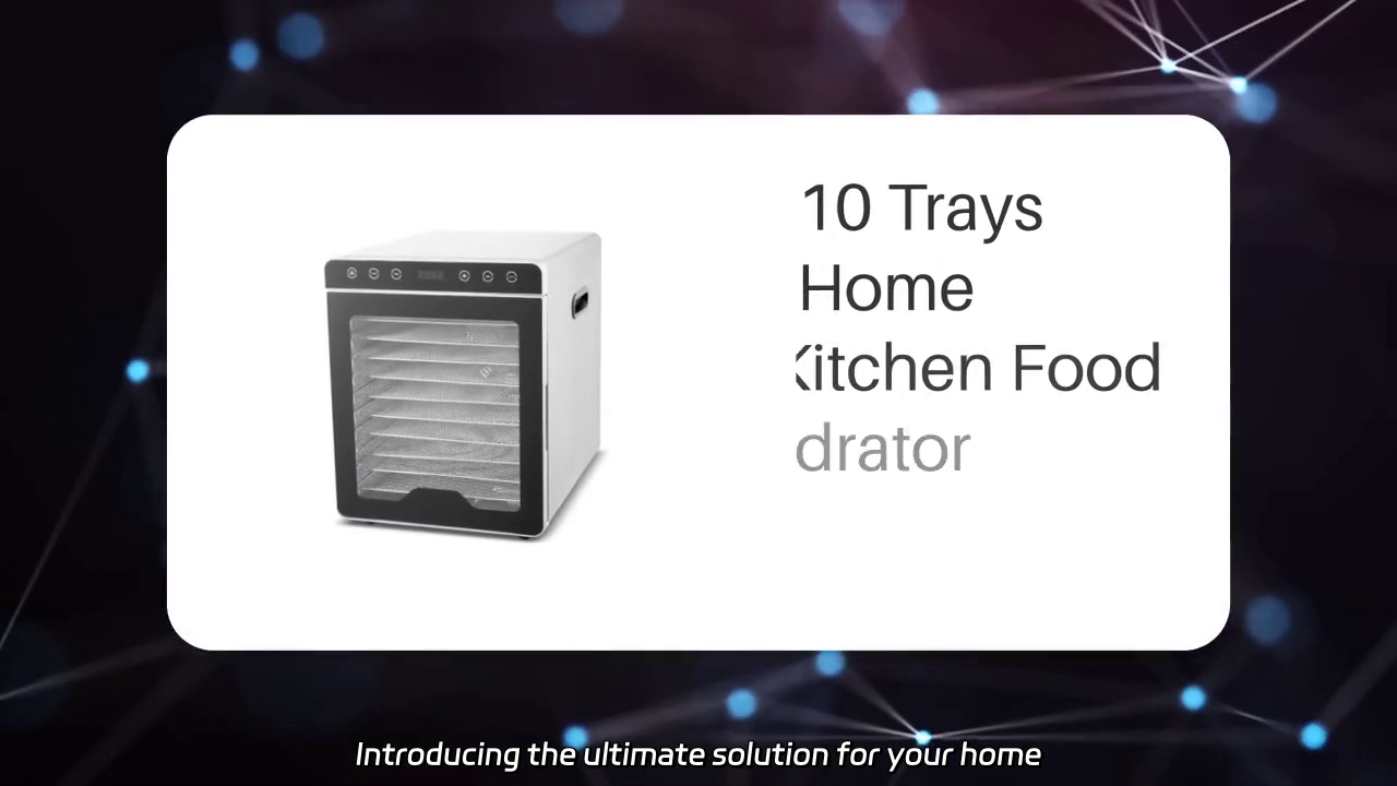 10-Tray Digital Food Dehydrator for Home Use