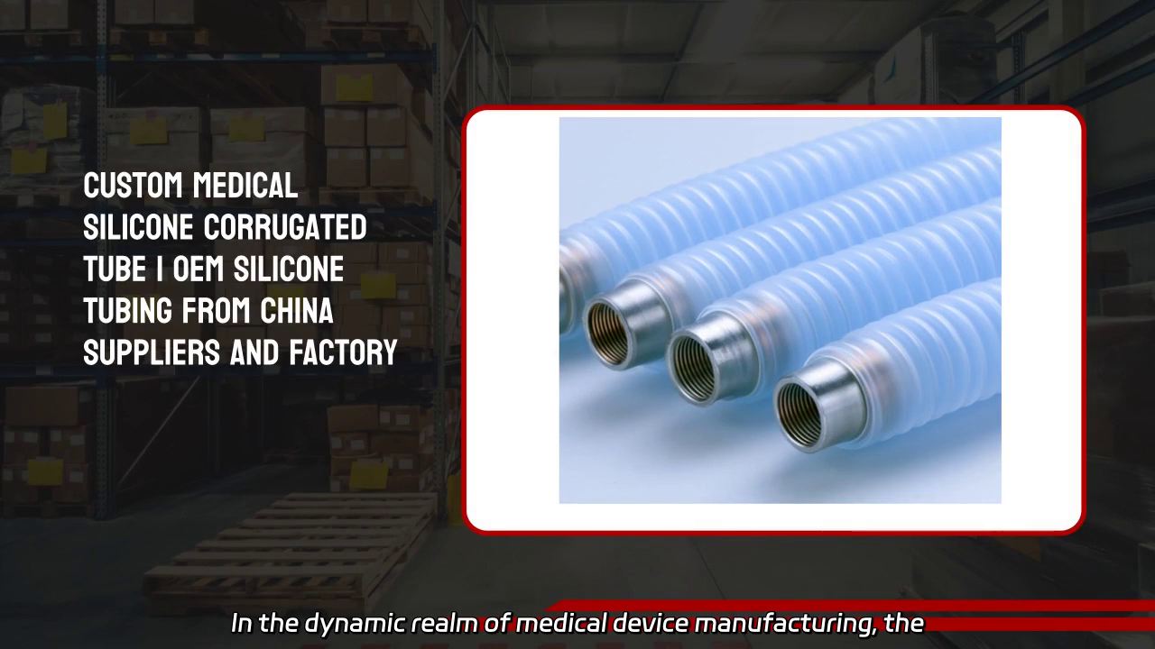Custom Medical Silicone Corrugated Tube Video