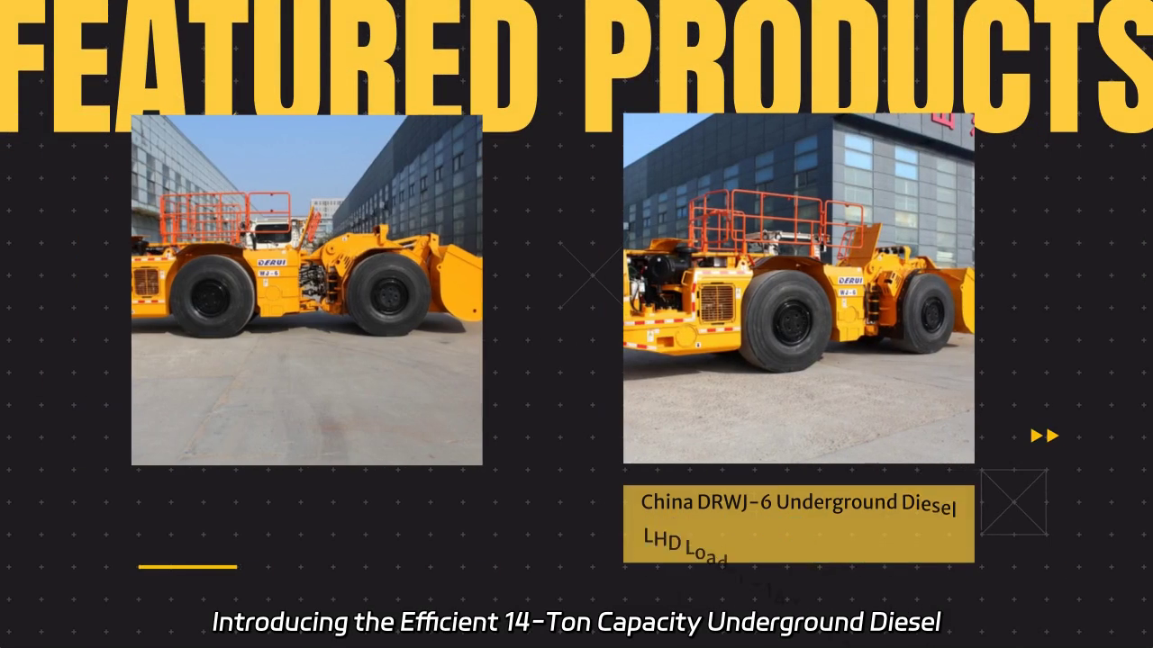 Efficient 14-Ton Capacity Underground Diesel LHD Loader for Mining Operations