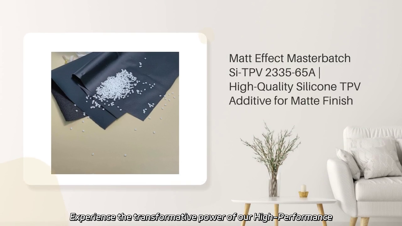 High-Performance Matt Effect Masterbatch for TPU Applications