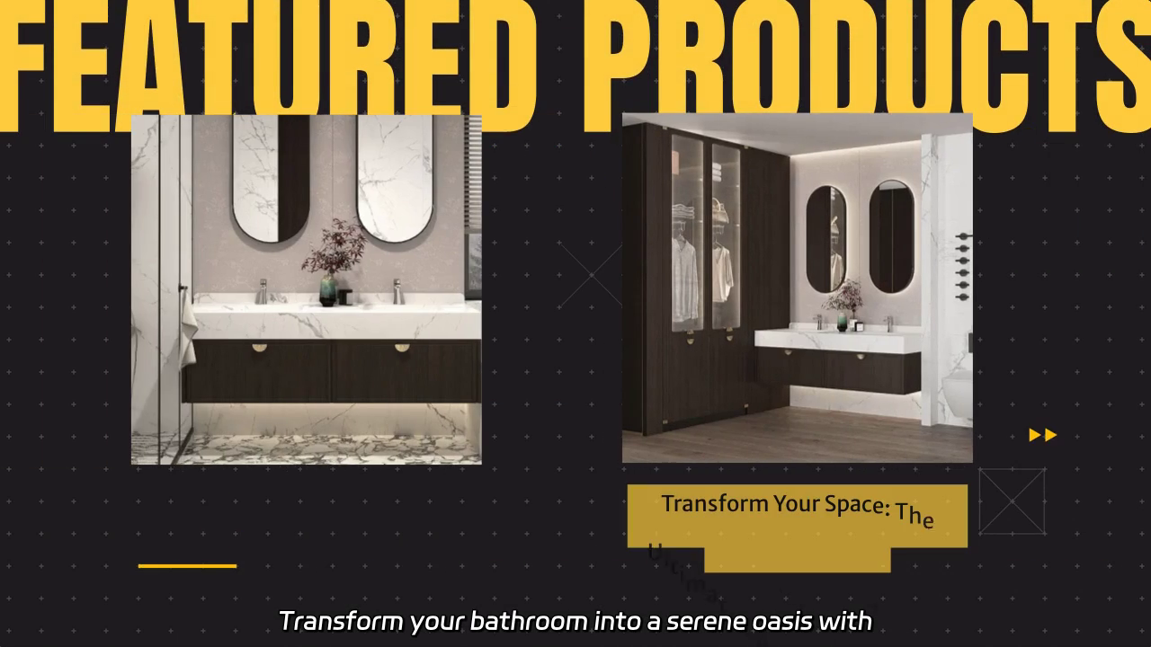 Transform Your Space: Experience the Neo-Chinese Aesthetic with LANTING Bathroom Vanity!