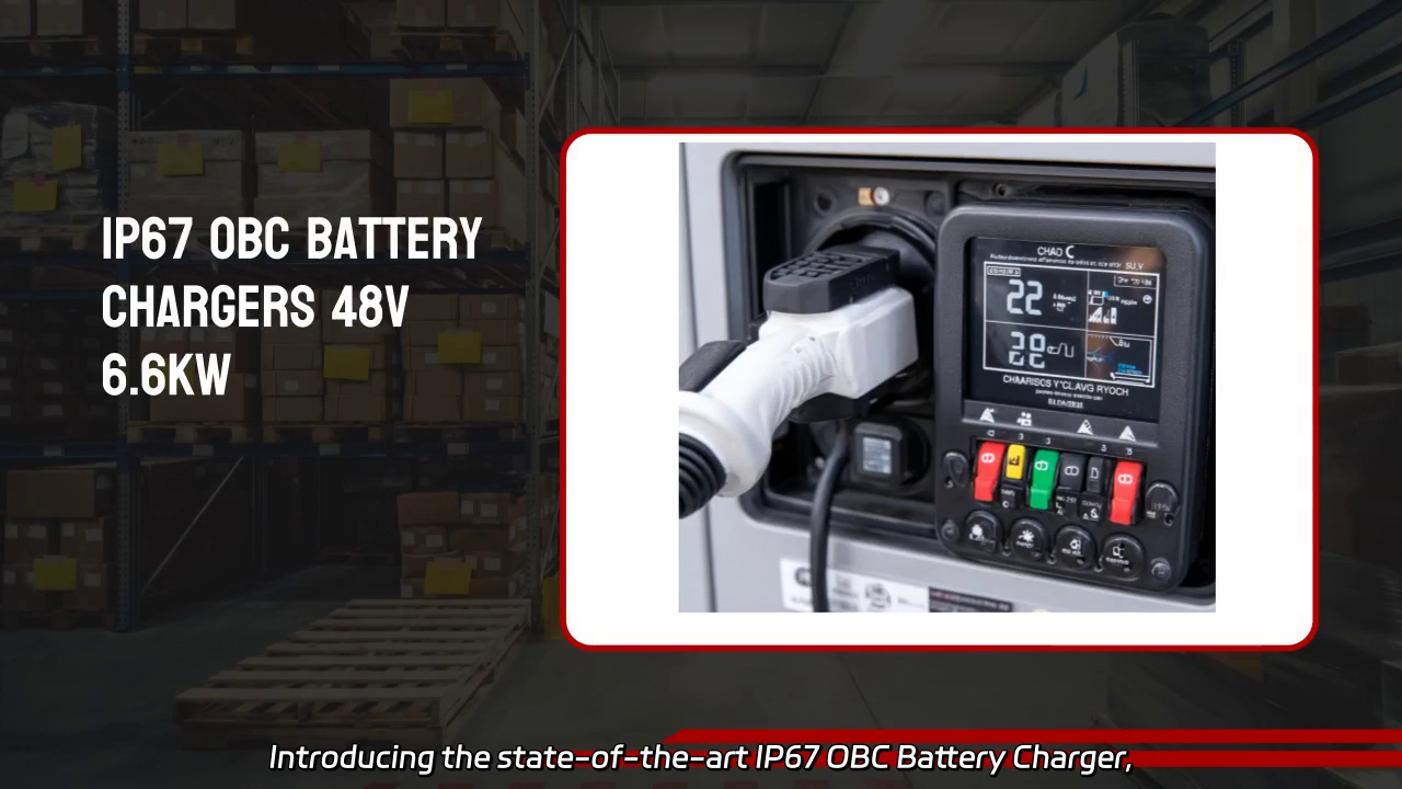 IP67 OBC Battery Chargers 48V 6.6kW