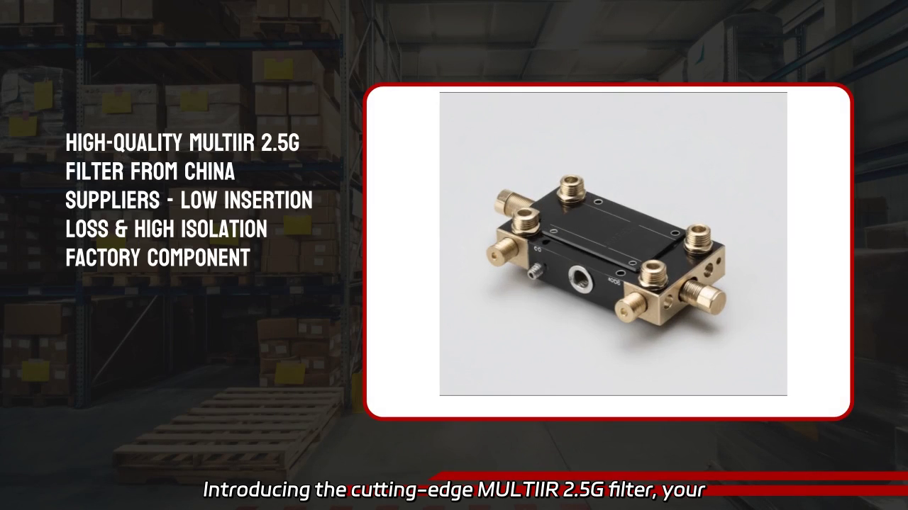 Revolutionize Your Optical Systems with the High-Quality MULTIIR 2.5G Filter