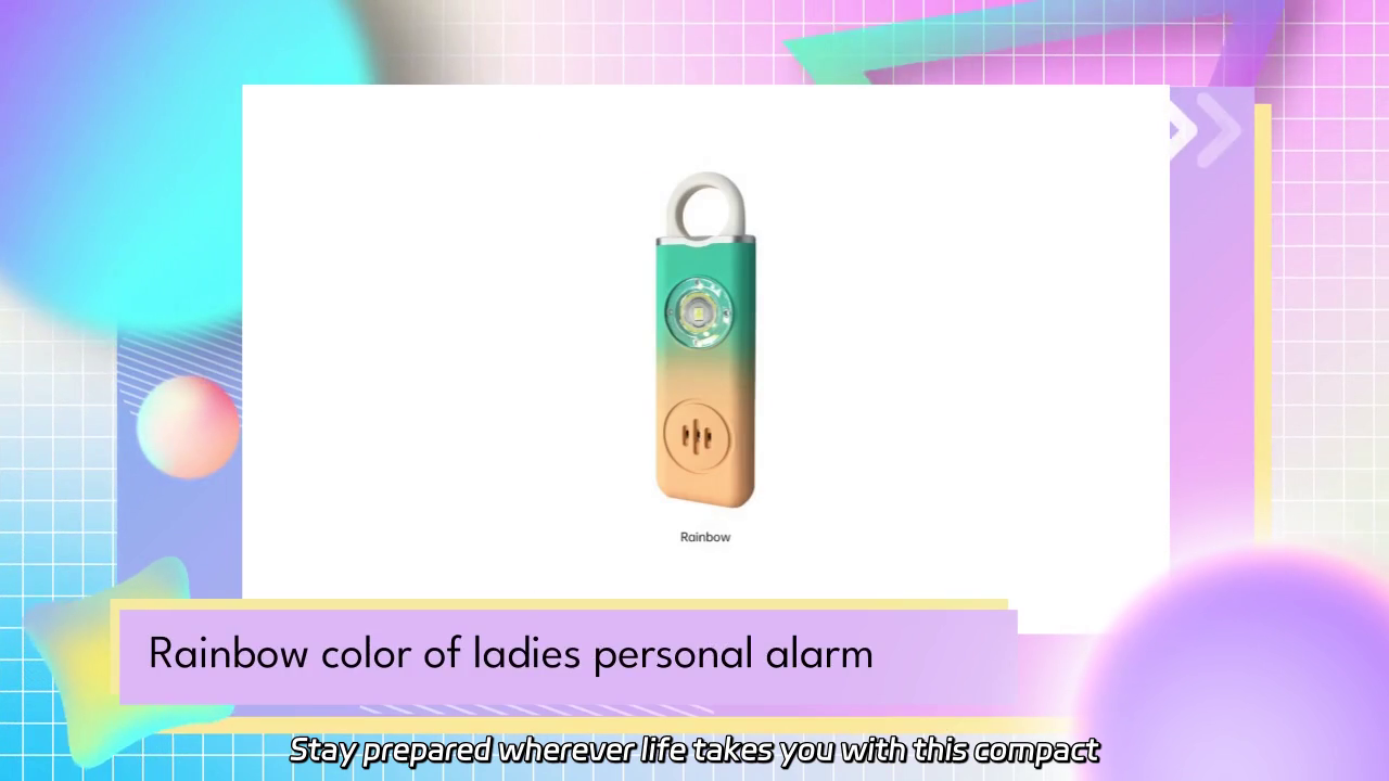 Ladies Personal Alarm with Pull-Pin Activation