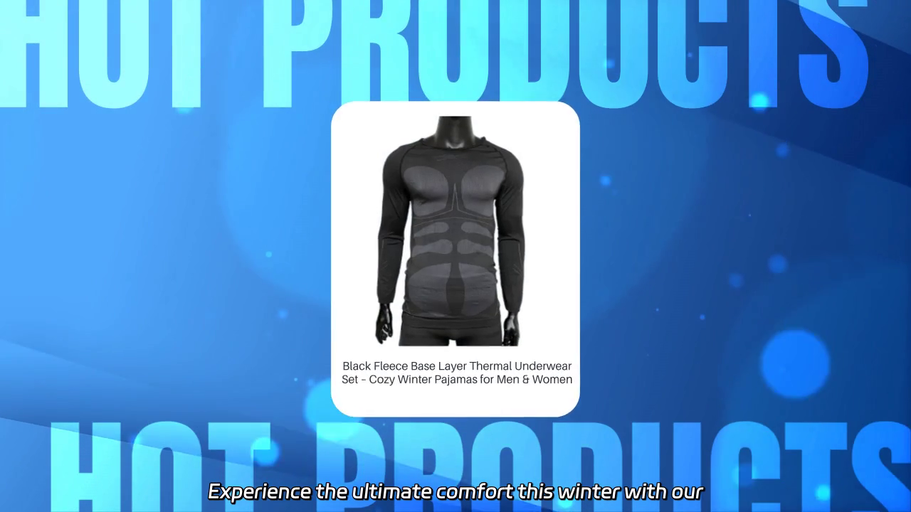 Ultimate Comfort: Black Fleece Base Layer Thermal Underwear Set for Winter Warmth