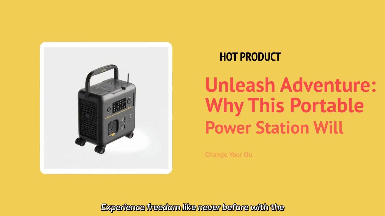 Unleash Adventure: The Ultimate Portable Power Station for Off-Grid Living
